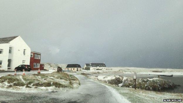 Snow in Tiree