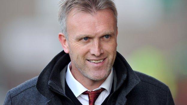 Crewe Alexandra manager Steve Davis