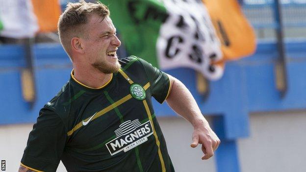 Celtic striker John Guidetti