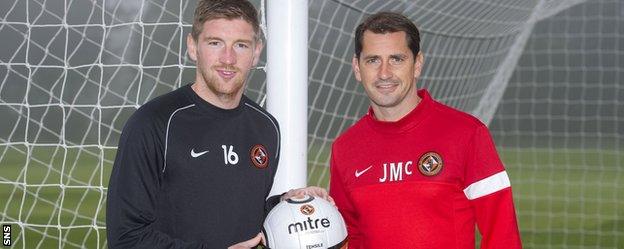 Mark Wilson and Dundee United manager Jackie McNamara