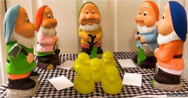 Gnomes having a meeting