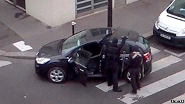 Said and Cherif Kouachi, who killed 12 people at the offices of Charlie Hebdo in Paris