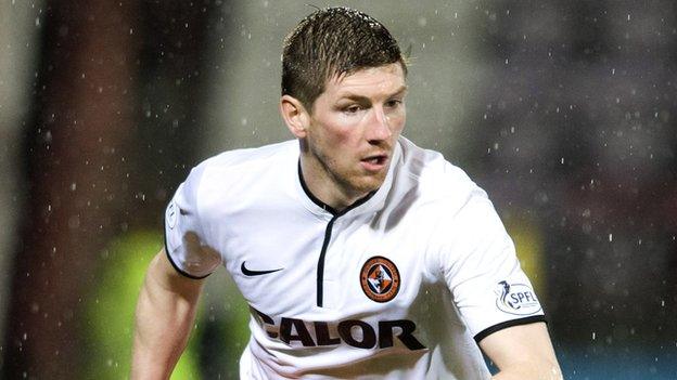 Mark Wilson in action for Dundee United