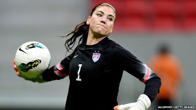 Hope Solo. File photo