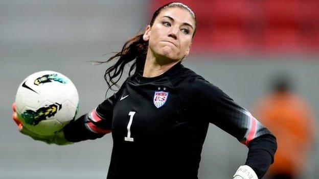 Hope Solo. File photo