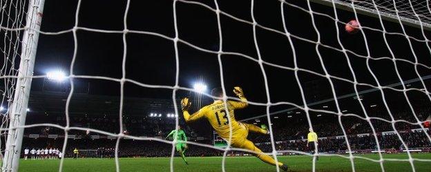 Joel Robles hits the bar