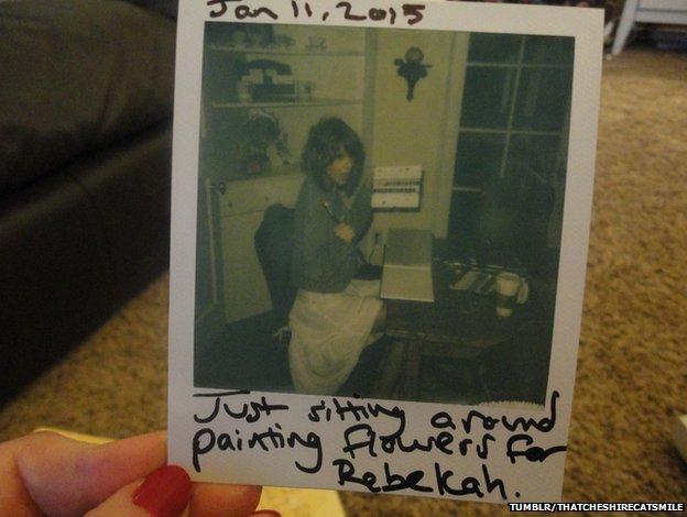 Photograph of Taylor Swift painting