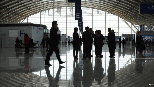 Picture of Shanghai Pudong airport.