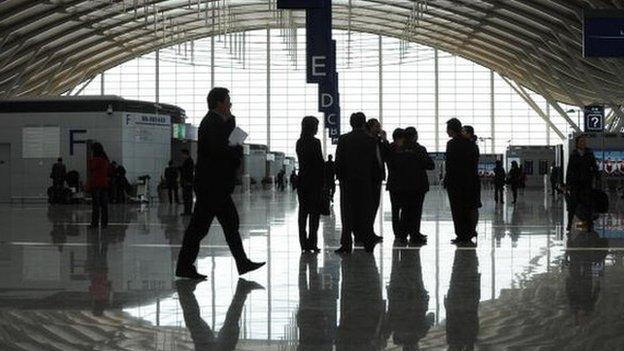 Picture of Shanghai Pudong airport.