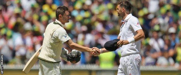 Michael Clarke and James Anderson