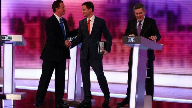 Political leaders' debates at last general election