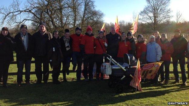 Fire strike at Kelvedon Park