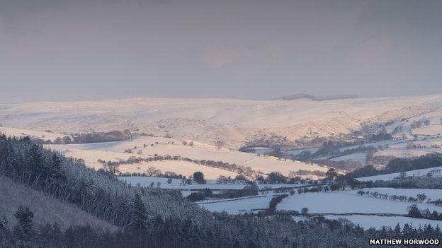 Brecon snow