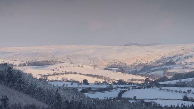 Brecon snow