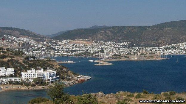 The coast around Bodrum