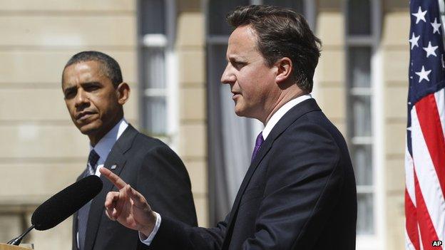 Barack Obama and David Cameron