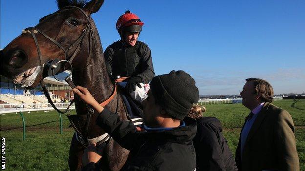 Sprinter Sacre with jockey Barry Geraghty