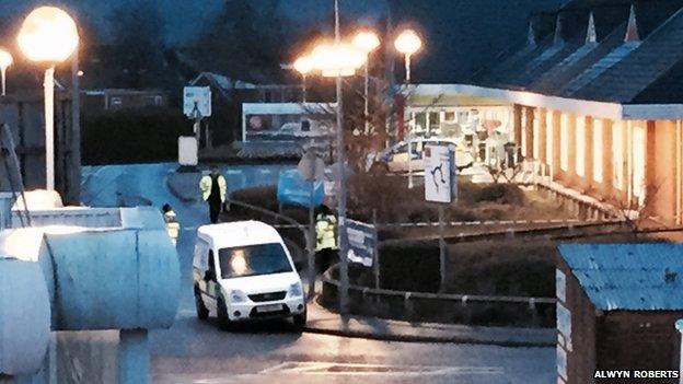 The supermarket remained closed on Wednesday