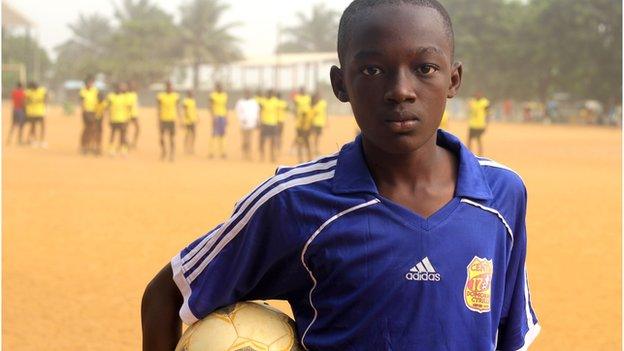 16 year old Doumbia Ben Aidianu