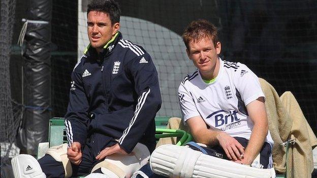 Kevin Pietersen and Eoin Morgan