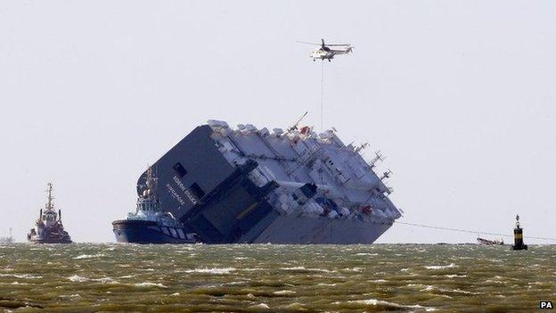 Hoegh Osaka on 14 January