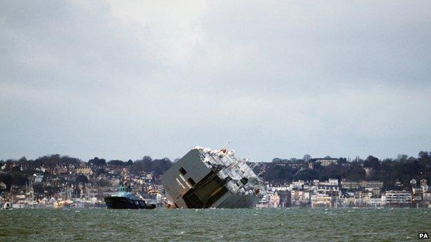 Hoegh Osaka on 14 January