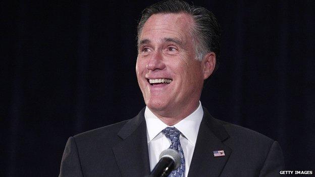 Former Republican presidential nominee Mitt Romney.