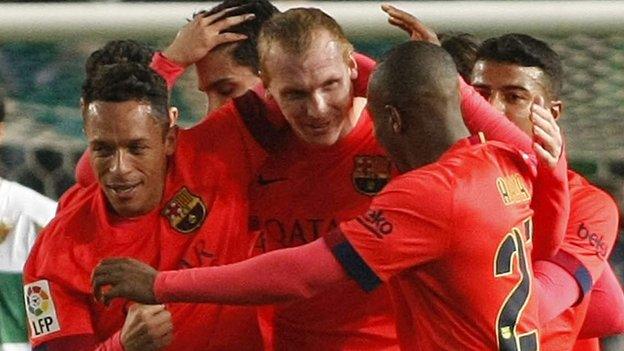 Barcelona celebrate