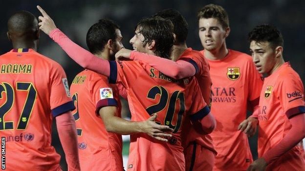 Barcelona celebrate