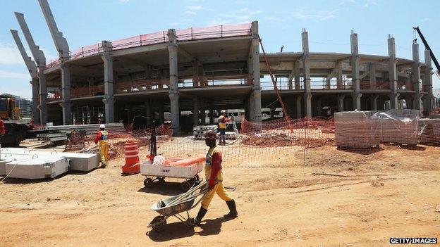 Rio Olympics tennis venue, Dec 2014