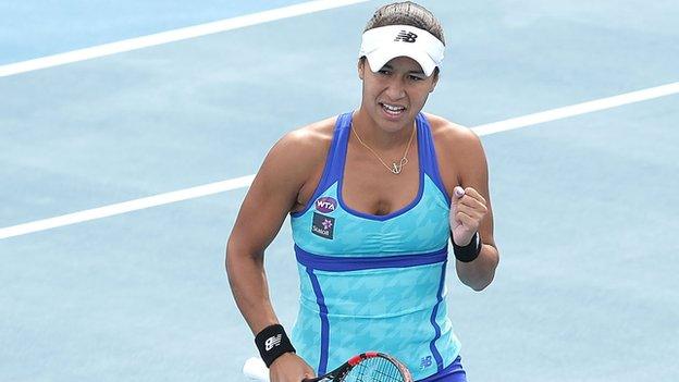 Heather Watson beats Alison Riske