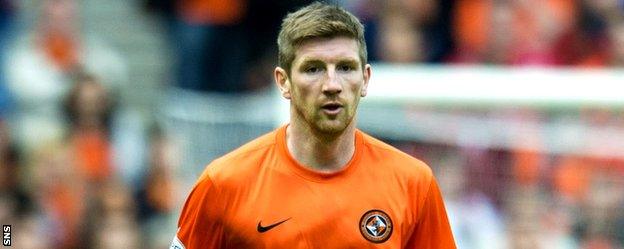 Mark Wilson in action for Dundee United