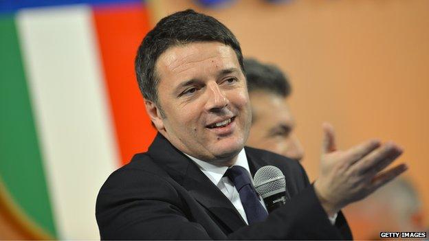 Italian Prime Minister Matteo Renzi