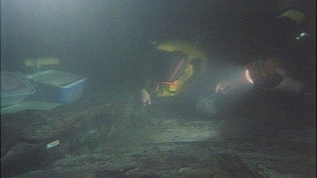 Excavation of the Gallo-Roman wreck Asterix, found in the harbour mouth of St Peter Port, Guernsey