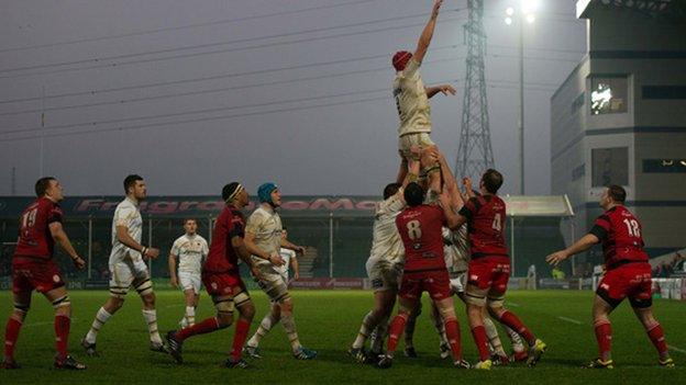 Worcester enjoyed their third victory of the season against Moseley when they won 31-12 in the B & I Cup in December