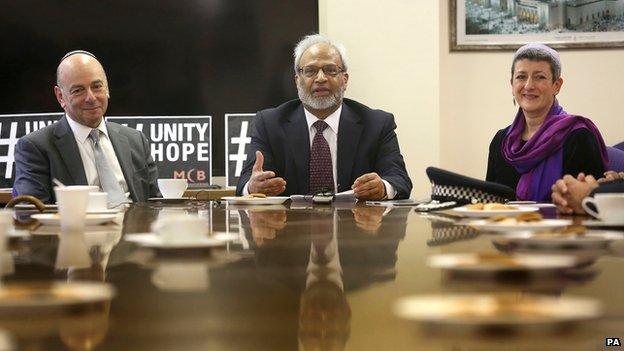 Interfaith Unity gathering at the Islamic Cultural Centre at Regent"s park Mosque in London