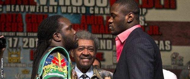 Bermane Stiverne, Don King and Deontay Wilder