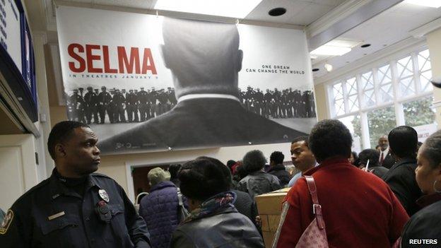 A Selma poster and screening