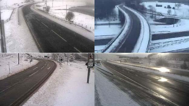 wintry weather conditions on Scotland's roads