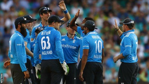 England lost to Australia by three wickets