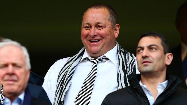 Newcastle United owner Mike Ashley