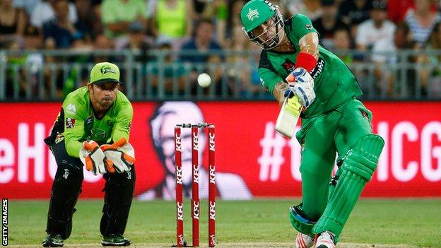 Kevin Pietersen playing for Melbourne Stars