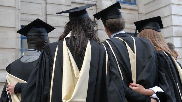 Graduates celebrating