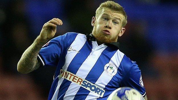 Wigan winger James McClean