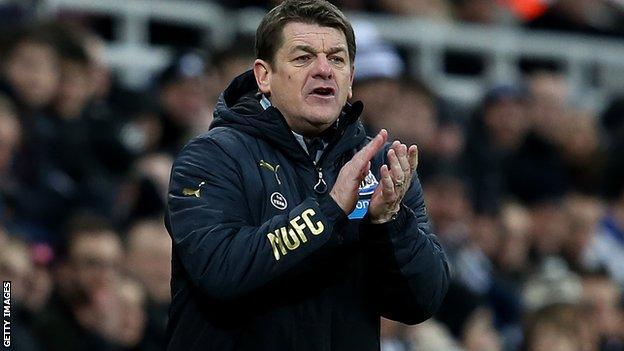 Newcastle caretaker manager John Carver