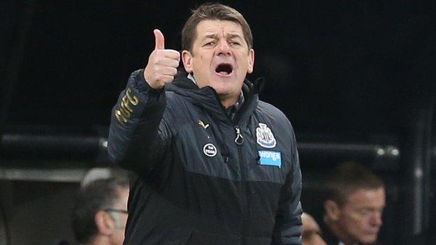 Newcastle caretaker manager John Carver