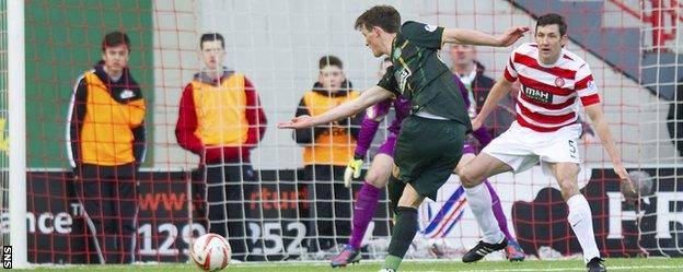 Liam Henderson scores against Hamilton