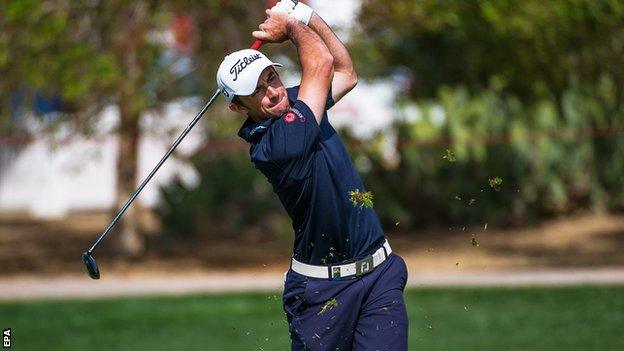 Gary Stal in final-round action in Abu Dhabi