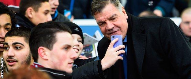 West Ham manager Sam Allardyce