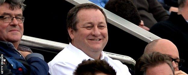 Newcastle United owner Mike Ashley